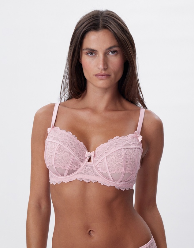 Bras N Things - Bethany Full Cup Underwire Bra - Light Pink