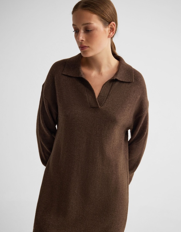 Oxford - Kennedy Wool Blend Polo Dress