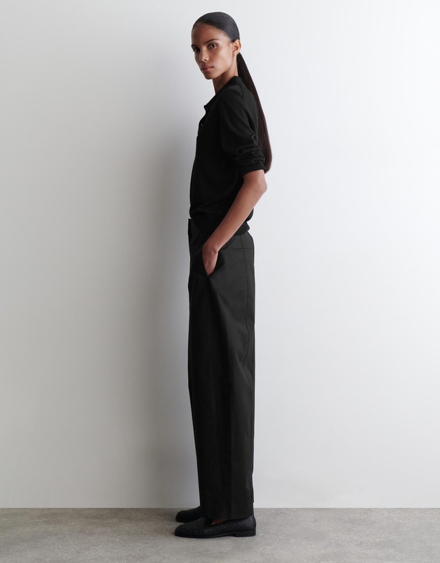 COS - Pima Cotton Barrel-Leg Trousers