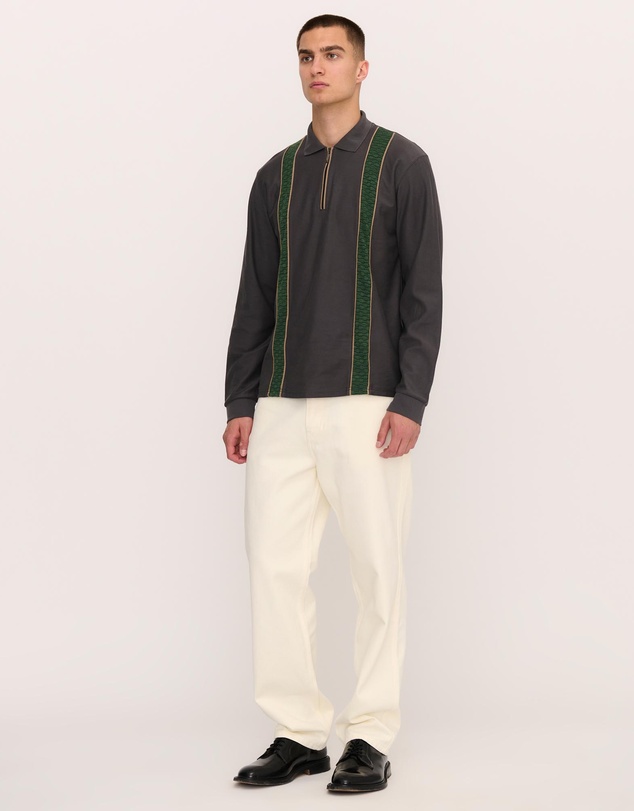 Palmes - Lace LS Zip Polo