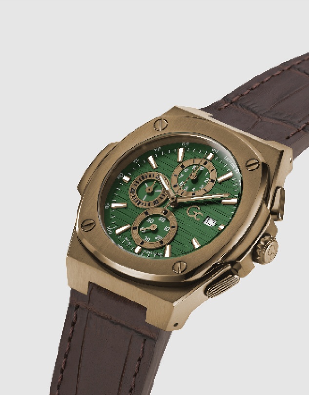 GC - Gc Coussin Shape Chrono Leather
