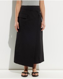 Calli - Tara Midi Twill Skirt