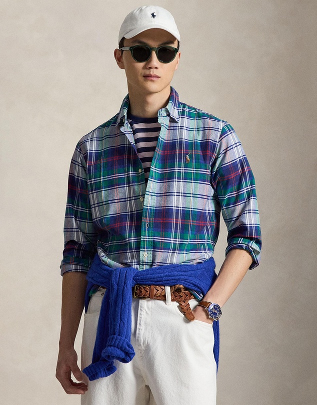 Polo Ralph Lauren - Custom Fit Plaid Oxford Shirt