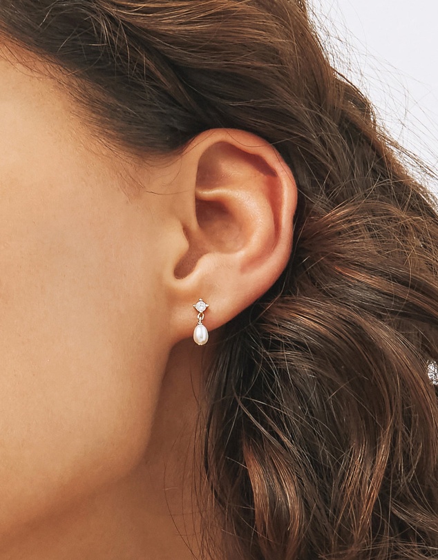 SAINT VALENTINE - Aspen Mini Drop Earrings - Gold
