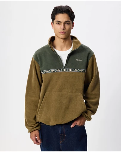 Rhythm - Alder Half Zip Pullover