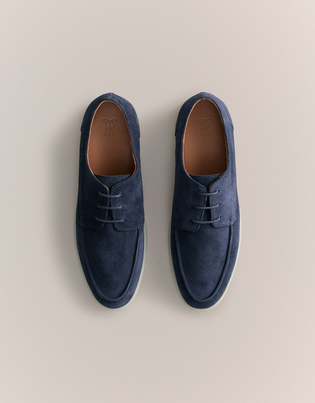 Trenery - Miles Yacht Shoe in Navy