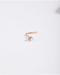 Lovisa - Gold Plated Sterling Silver Fine Diamante Nose Stud