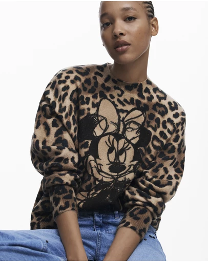 Desigual - Minnie™ animal print sweater