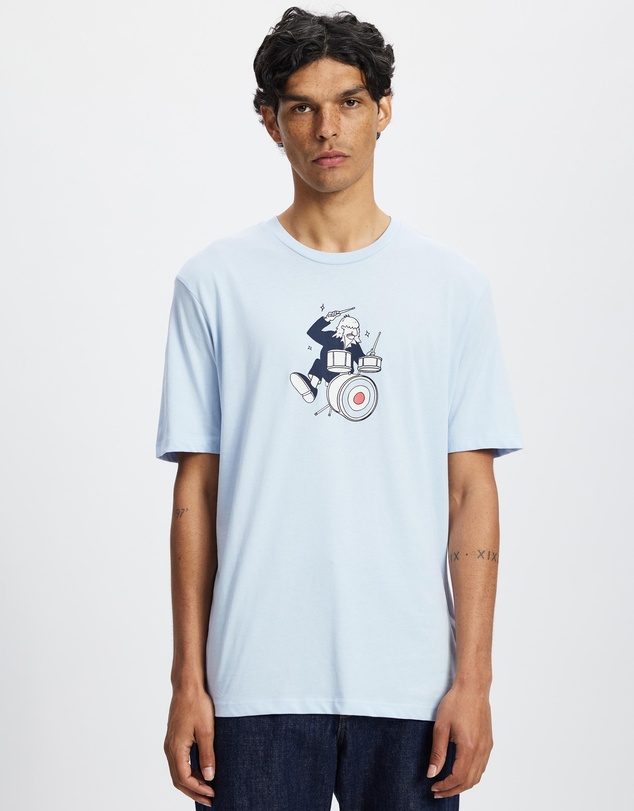 Ben Sherman - Drummer Target Cotton T-Shirt