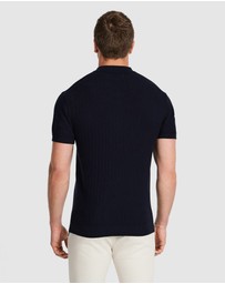 Tarocash - Darius Zip Knit Polo