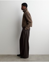 COS - Funnel-Neck Teddy Jacket