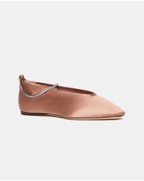 Loeffler Randall - Emery Crystal Ballet Flats