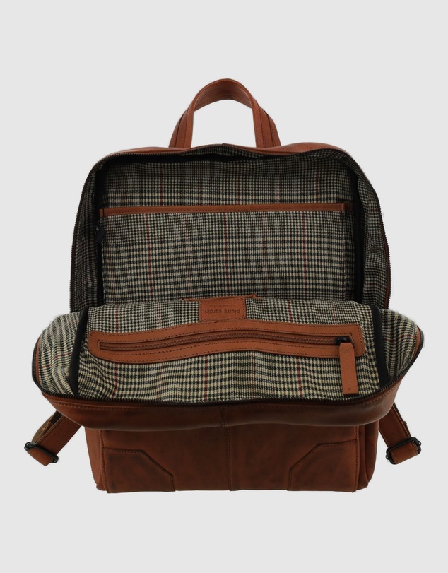 Pierre Cardin - Sleek Leather Laptop Backpack