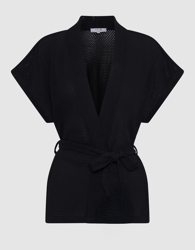 Arms Of Eve - Sardinia Wrap Top - Liquorice