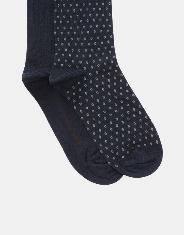 R.M.Williams - 2-Pack Nelson Polka Dot Socks