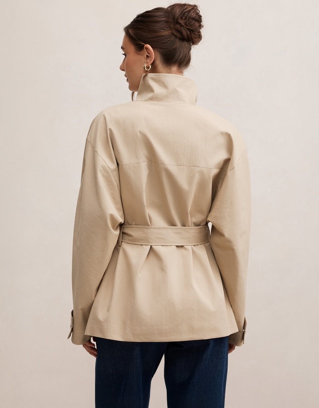 Forever New - Nina Belted Funnel Neck Jacket