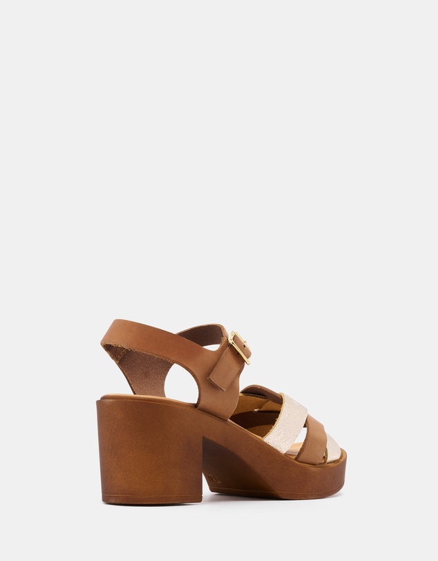 BioNatura - Verna Leather Platform Heels