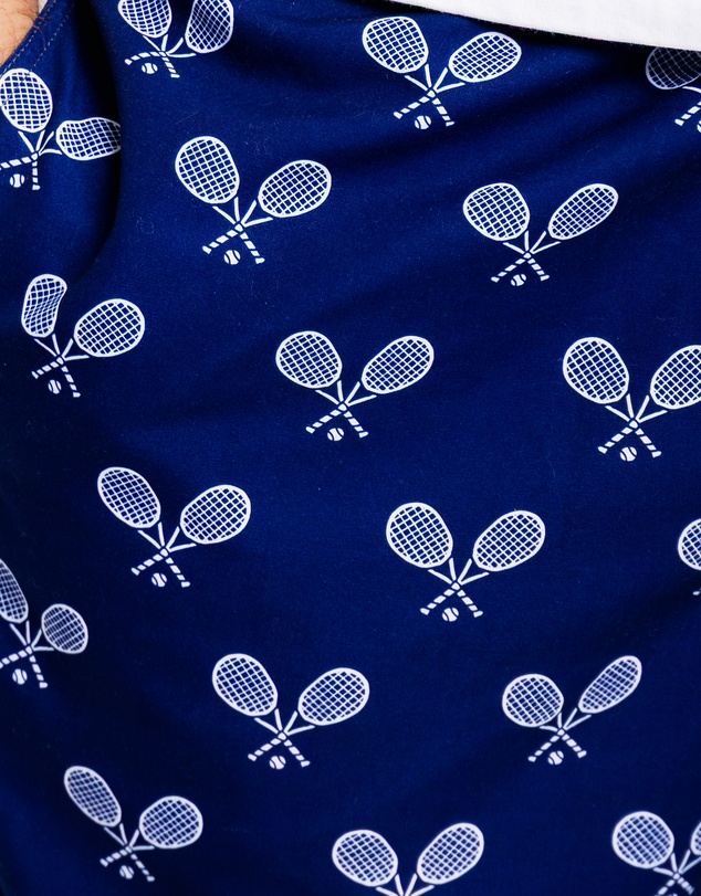 Sant And Abel - Men's Tennis Navy Swim Shorts