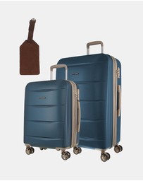 Pierre Cardin - Pierre Cardin Musee Medium and Cabin Bundle 2-Piece Set + Luggage Tag