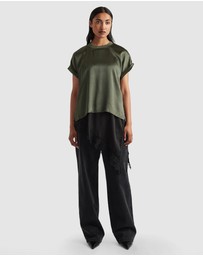 Decjuba - Annmaree Satin Tee