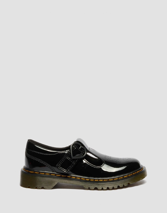 Dr Martens - Polley II T Bar Shoes - Kids-Teens