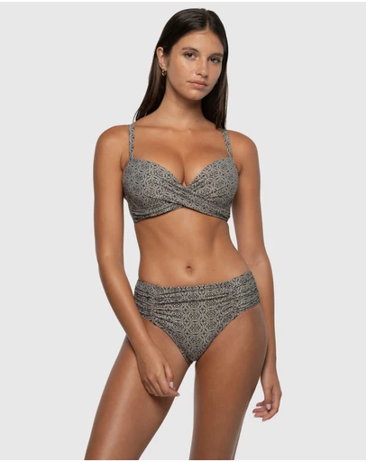 Nip Tuck Swim - Tintilating Tile Ruth D/DD Underwire Bikini Top