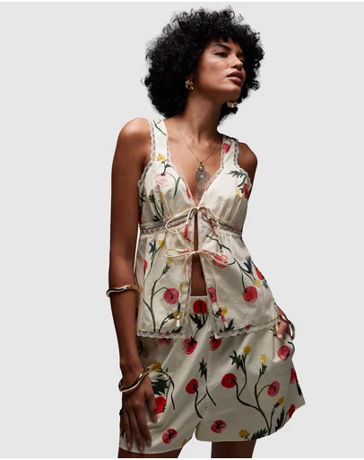 TOPSHOP - Co Ord Tomato Vine Pull On Shorts