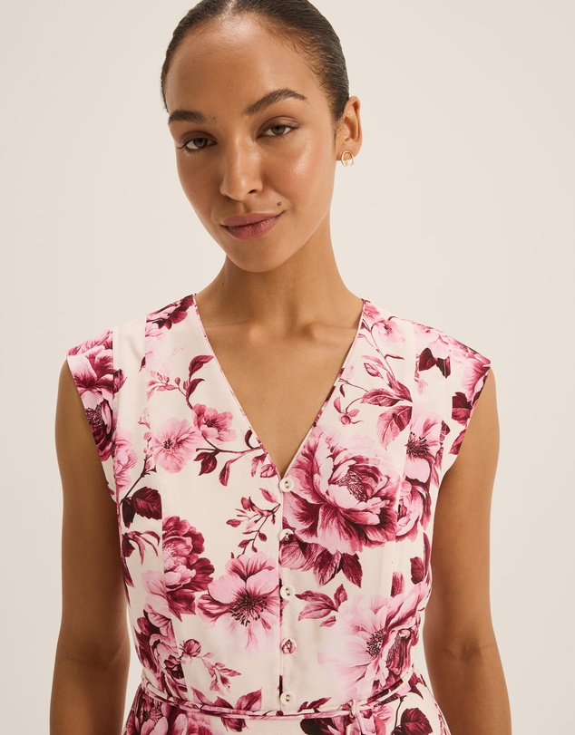 Review - Edie Floral Midi Dress