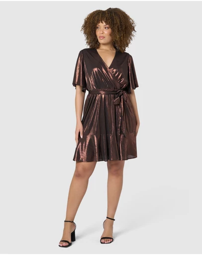 Pink Dusk by Curve Project - I Got You Mini Dress