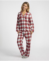 Mitch Dowd - Red Check Flannel Pyjama Set