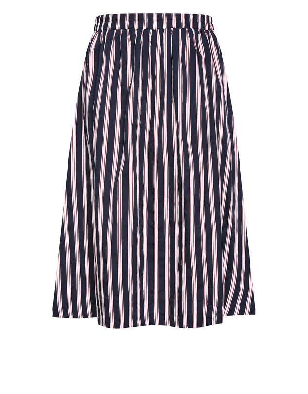 City Chic - Holiday Sarina Stripe Cotton Skirt