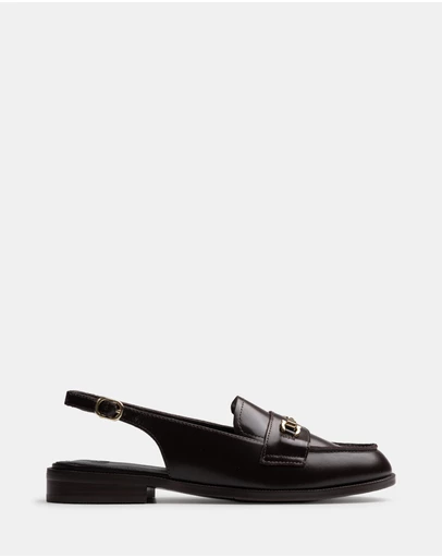 Wittner - Alexia Leather Slingback Loafers