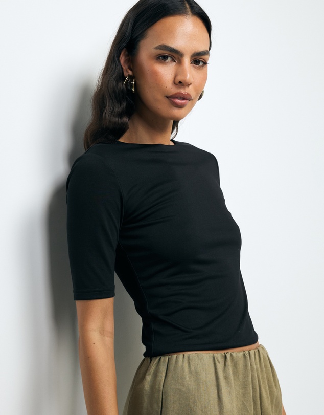 AERE - Kora Scoop Back Top