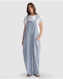 Decjuba - D-Luxe Stripe Barrel Overalls
