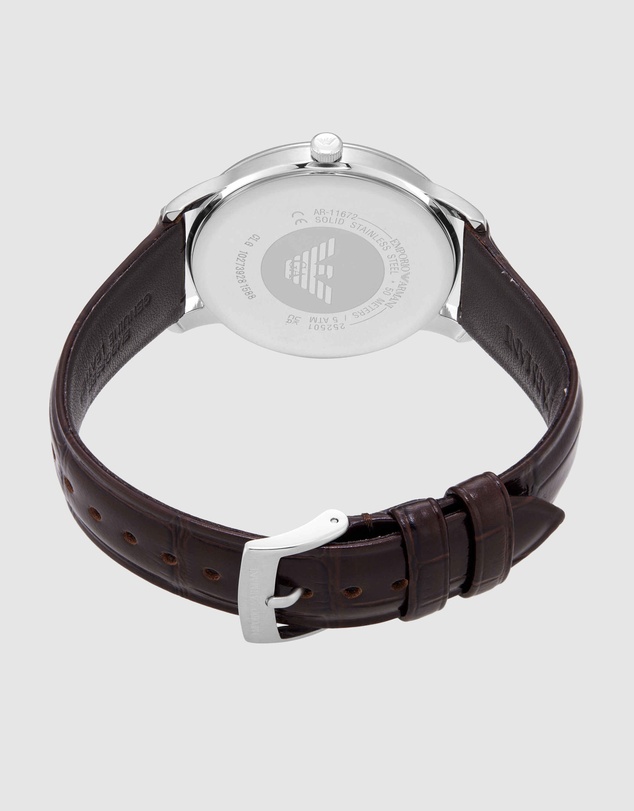 Emporio Armani - Brown Analogue Watch