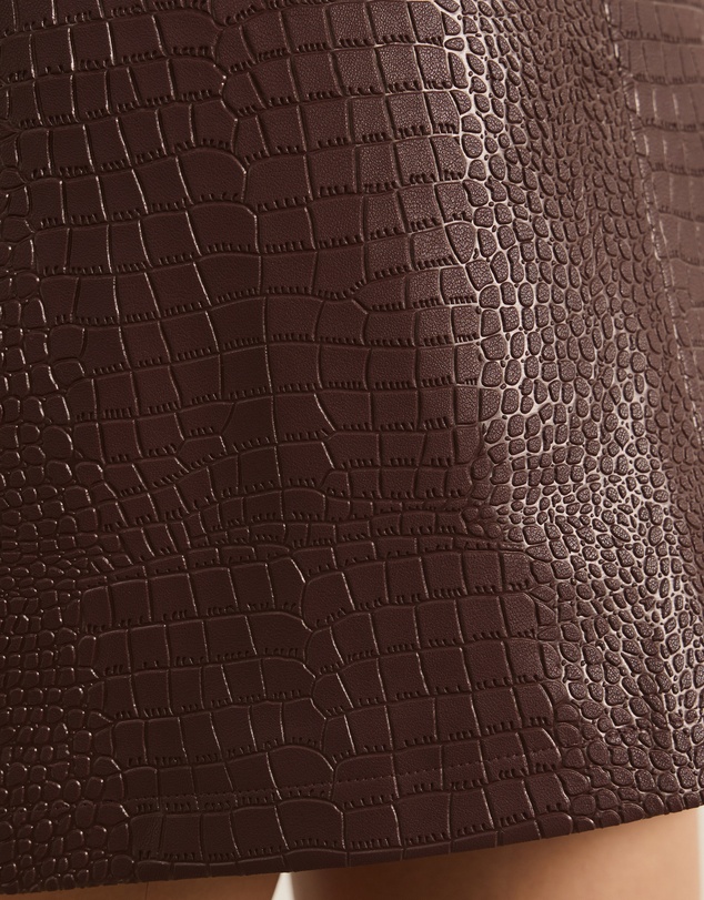 Atmos&Here - Lyra Leather Look Mini Skirt