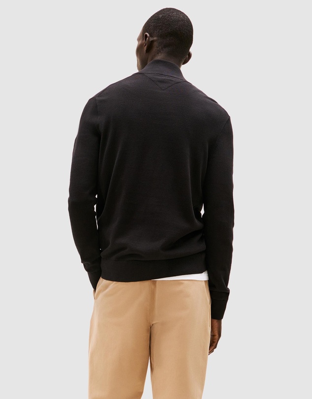 Tommy Hilfiger - Half-Zip Mock Turtleneck Jumper