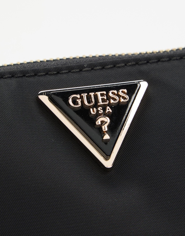 GUESS - Latona Mini Tri Comp Top Zip Nylon Bag
