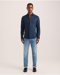 SABA - Anderson Long Sleeve Classic Linen Shirt
