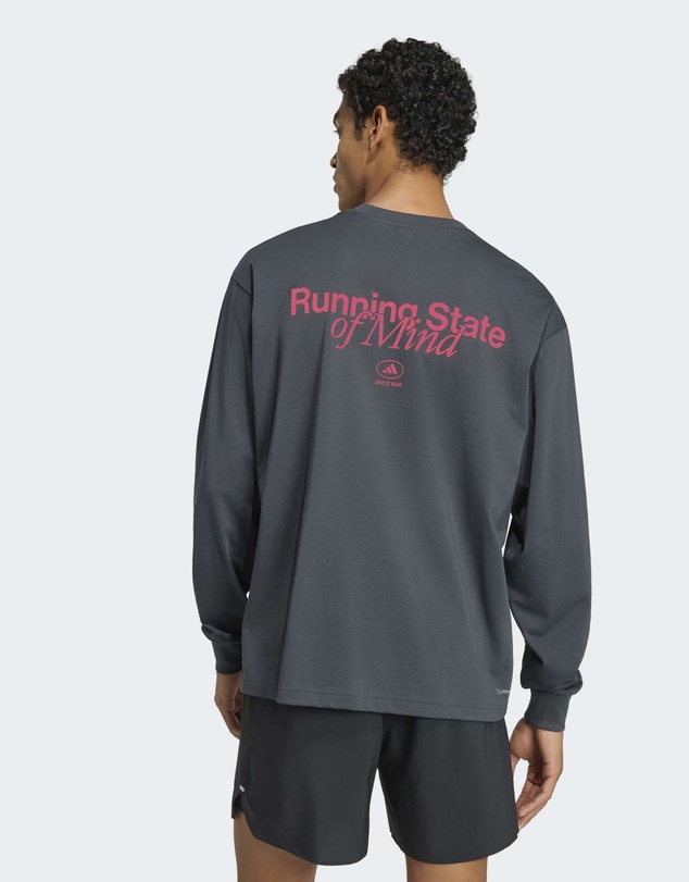 adidas Performance - RUNNING STATE OF MIND GRAPHIC LONGSLEEVE T-Shirt Mens