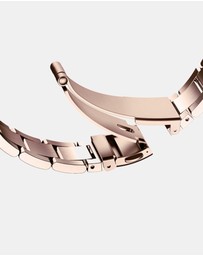 Friendie - Stainless Steel Link Bracelet Band - The Sydney - Apple Watch Compatible
