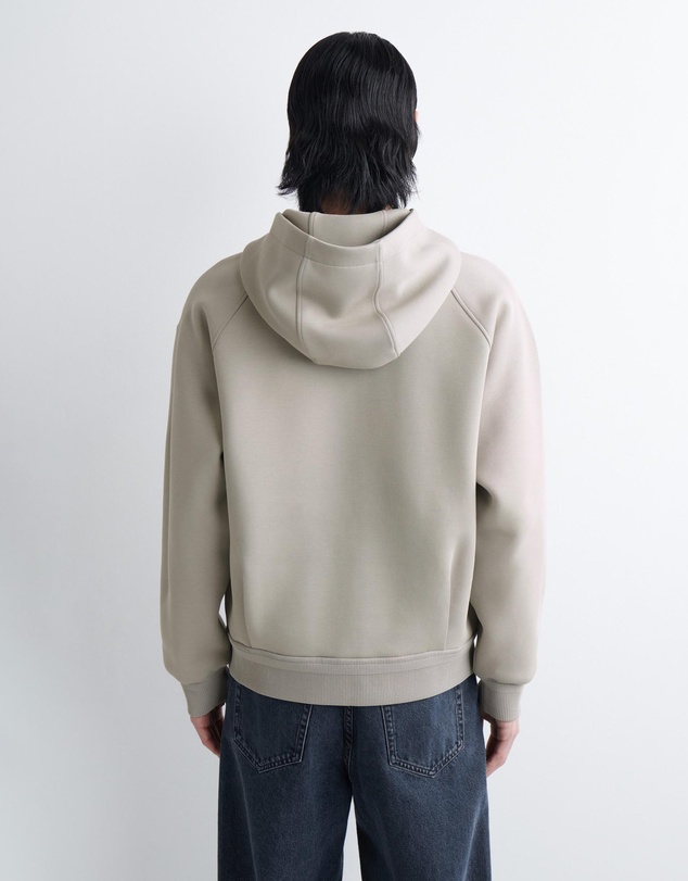 COS - Cotton-Piqu Zip-Up Hoodie