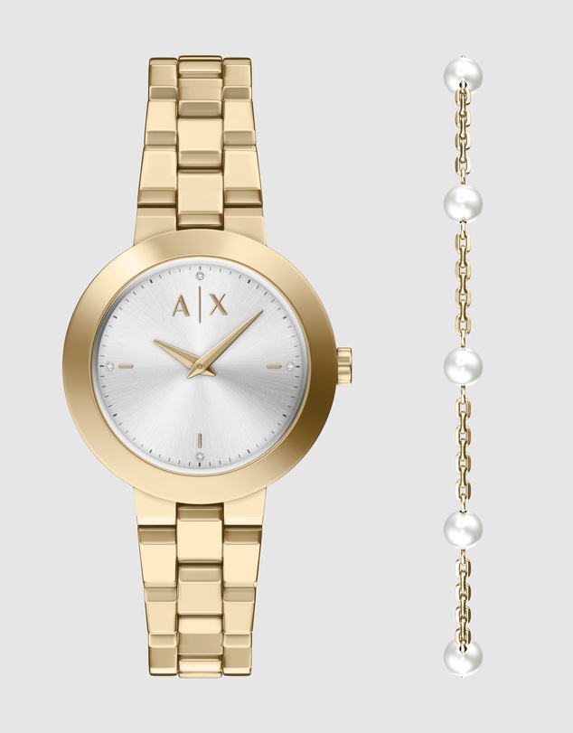 Armani Exchange - Gold Tone Analogue Watch