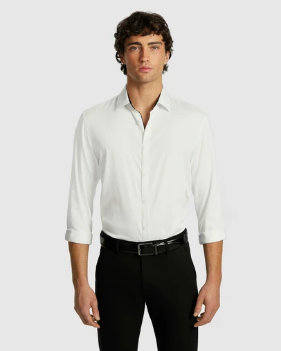 yd. - Heathcoat Slim Bamboo Shirt