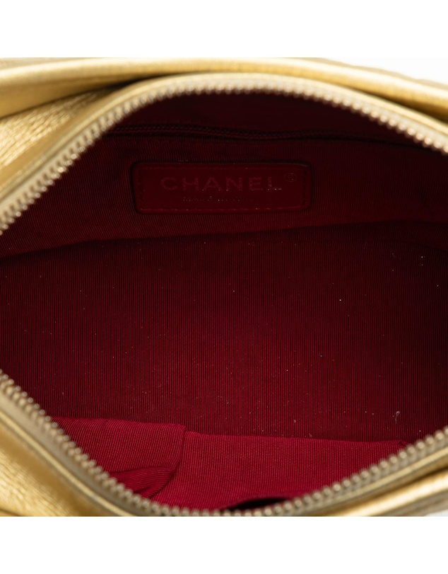 Pre-Loved by Azura Reborn - Pre-Loved Small Metallic Lambskin Gabrielle Crossbody