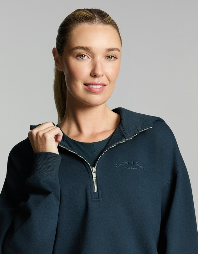 Rockwear - Plush Fleece Half Zip Hoodie