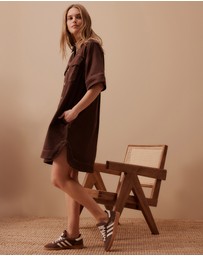 Ceres Life - Sammy Denim Shirt Dress