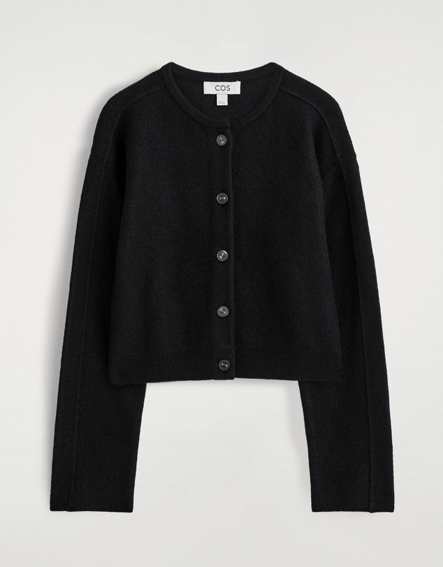 COS - Boiled-Wool Cardigan