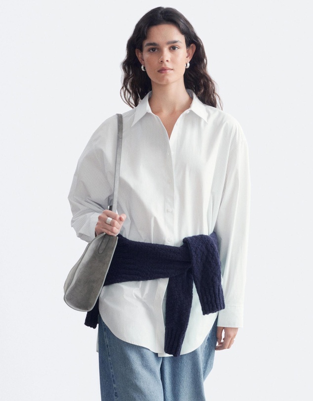 & Other Stories - Rounded-Hem Oversized Shirt