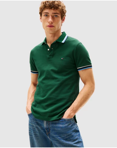Tommy Hilfiger - Cuff Interest Slim Fit Polo